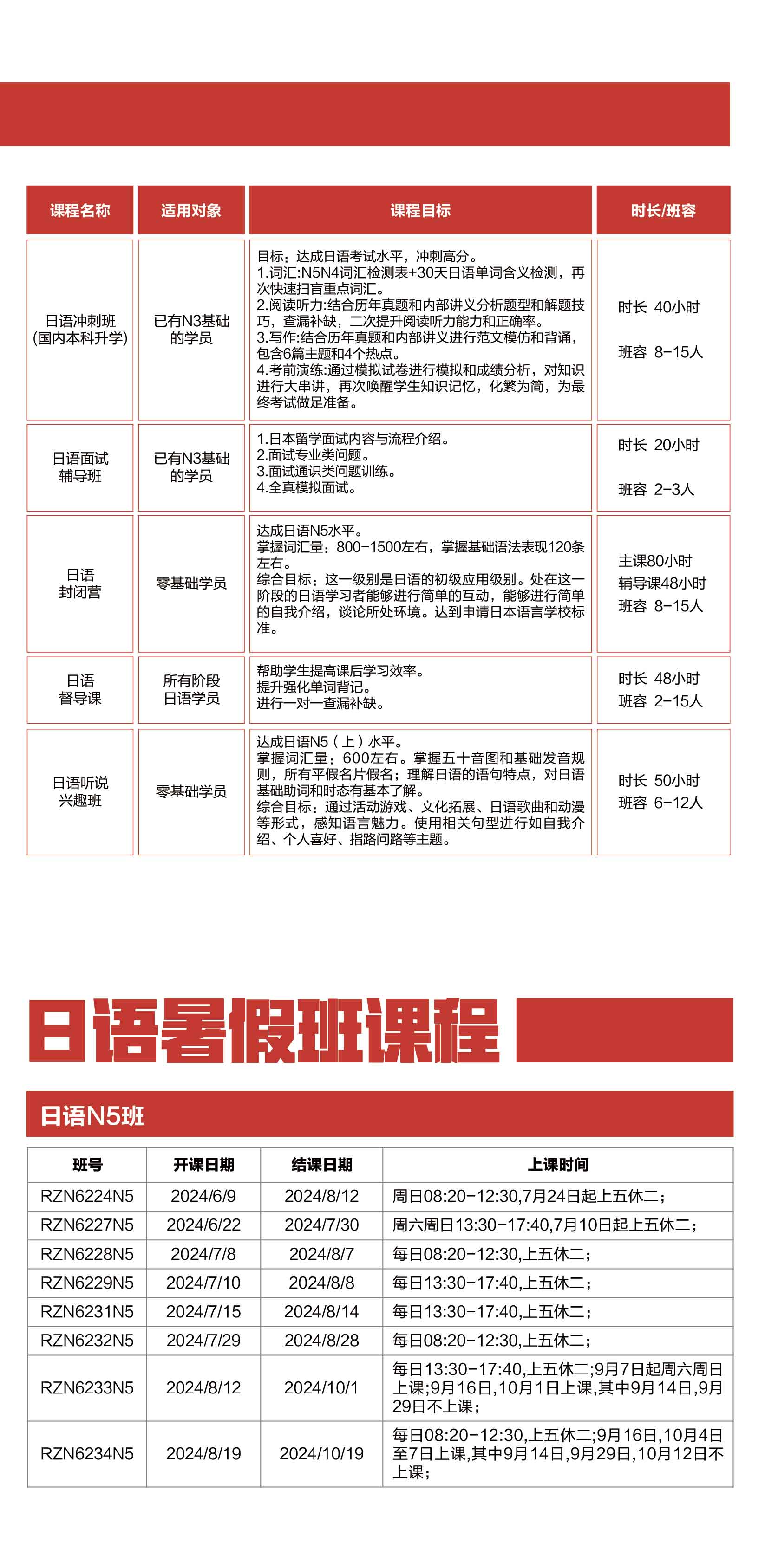 2024新东方小语种暑假班更新上线啦！
