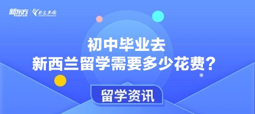 初中毕业去新西兰留学需要多少花费？