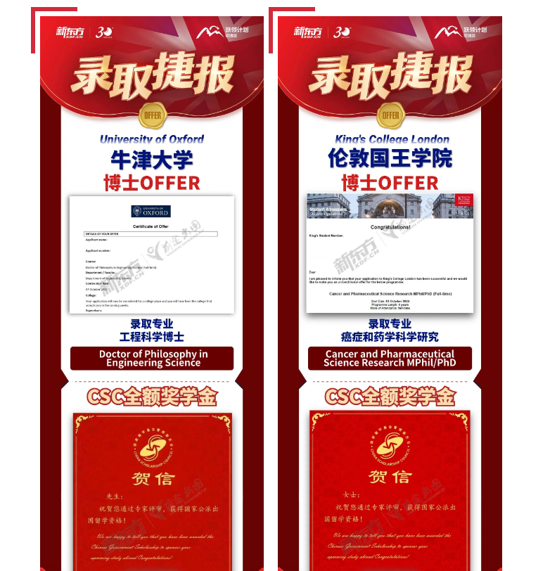 【英国】多名前途英国博士学子喜获国家公派留学CSC全奖!