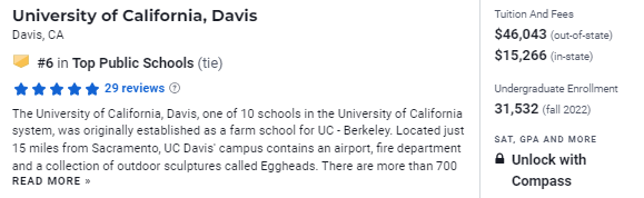 2024USNews全美公立大学榜单：UCB与UCLA并列夺冠！
