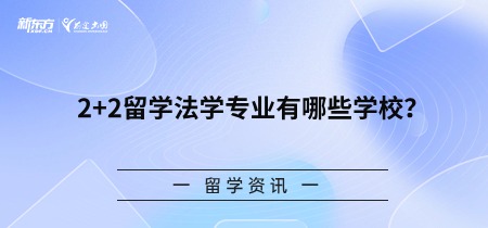 2+2留学法学专业有哪些学校？