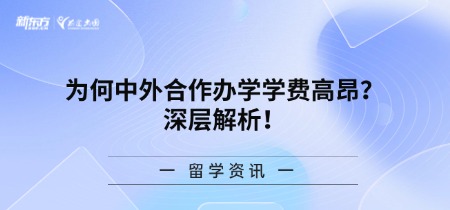 为何中外合作办学学费高昂？深层解析！