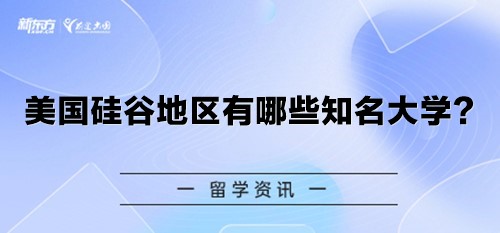 美国硅谷地区有哪些知名大学？