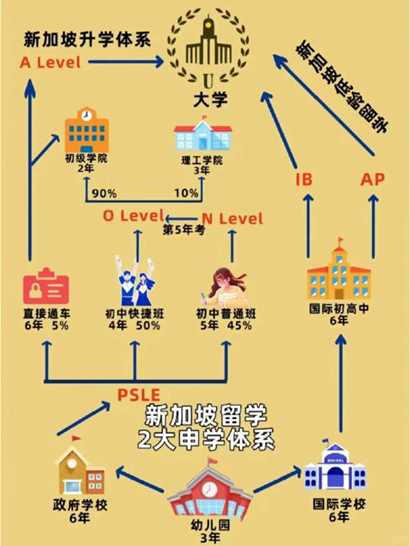 家长收藏 | 新加坡低龄留学升学路径全对比!看这一篇就够了!
