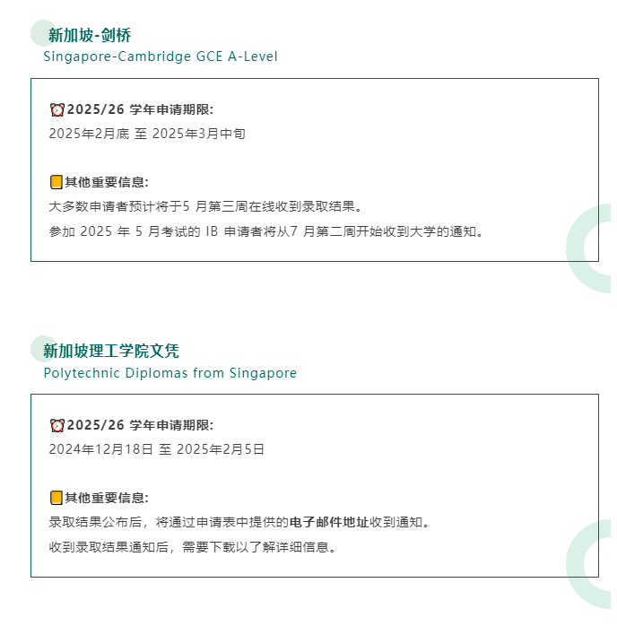 【亚洲】新加坡国立大学2024年度本科招生的重点申请日期