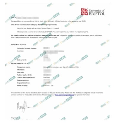 【英国】石家庄前途24录取季布里斯托大学录取集锦