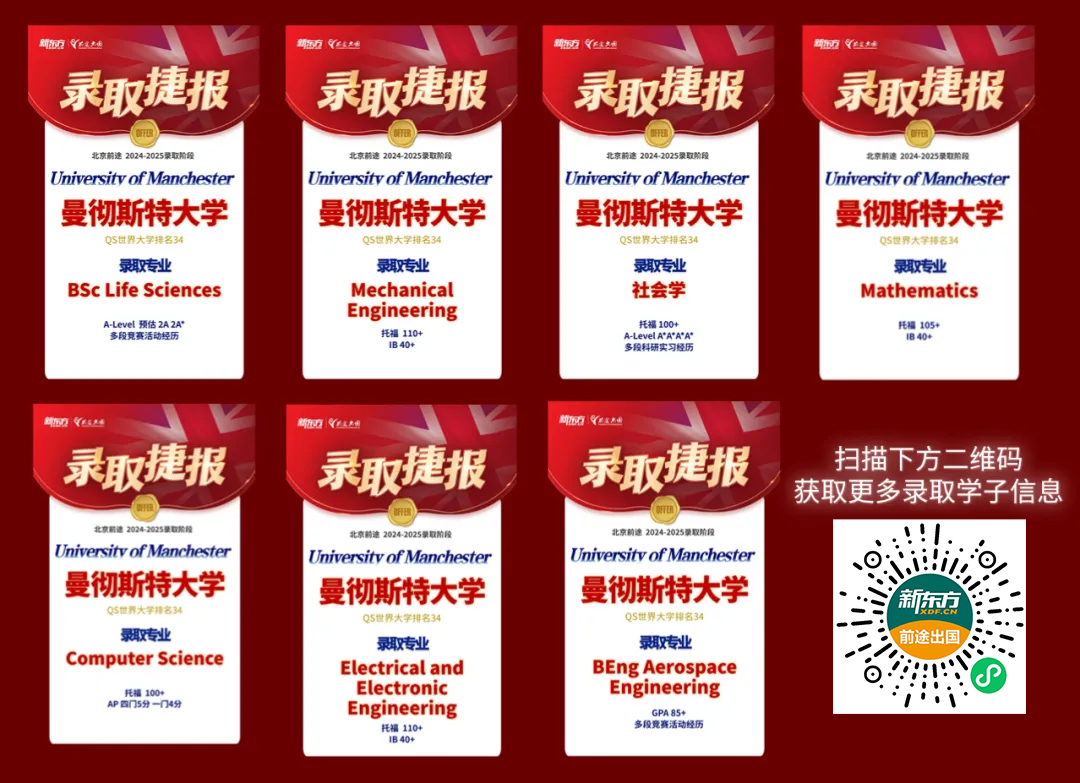 【捷报】北京前途英本狂揽Offer100+封！G5王爱曼华来袭！