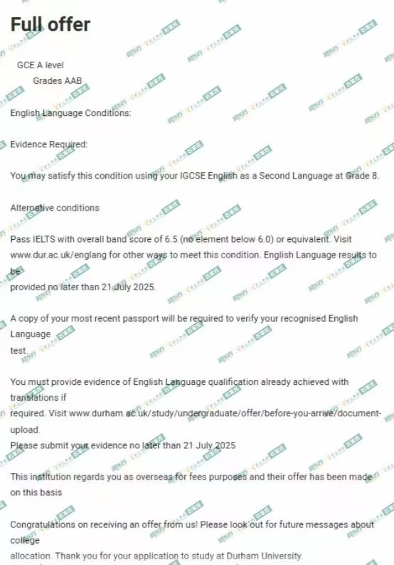 【英国】石家庄前途好录取：英国院校硕士录取分享