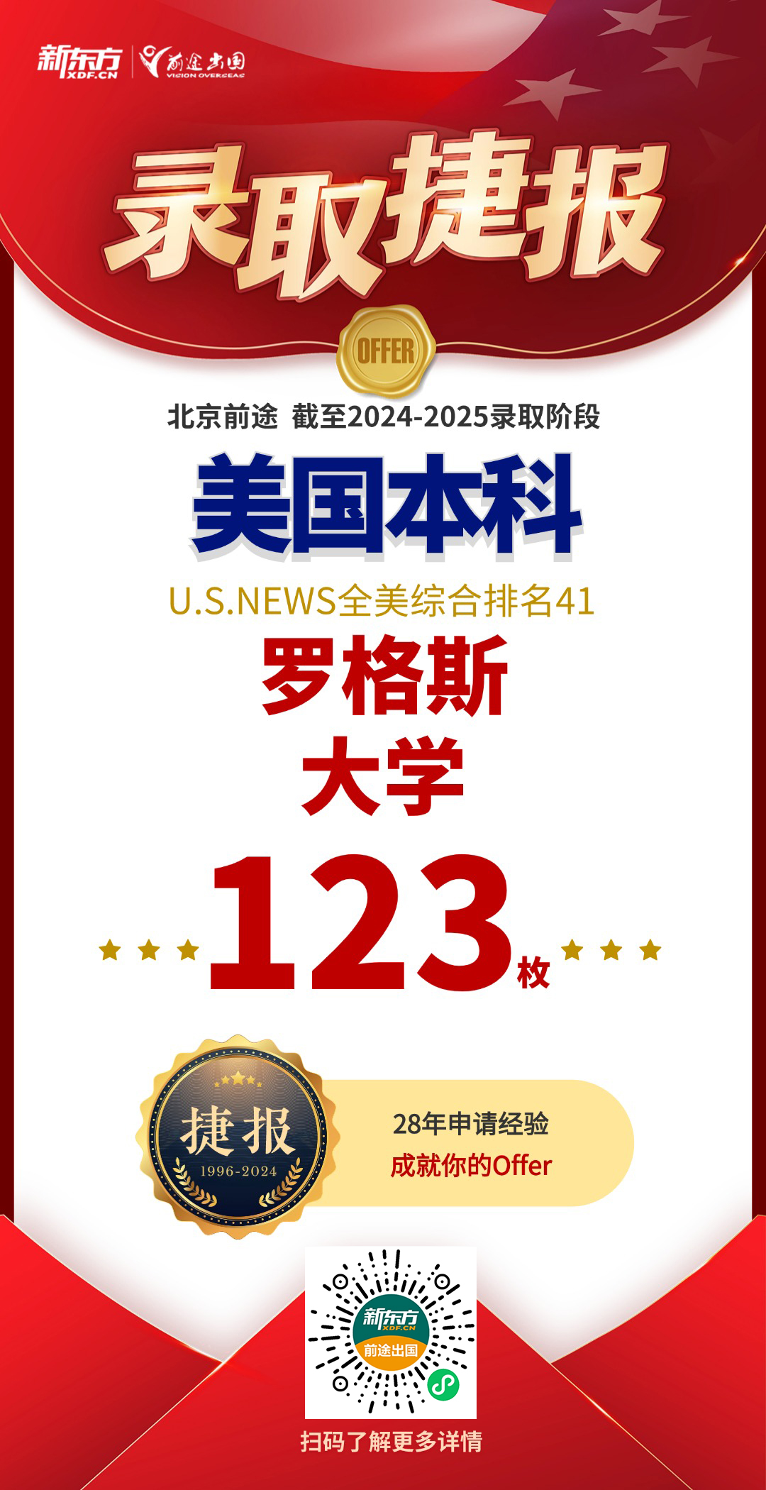 【捷报】新东方前途新增俄亥俄州立大学/罗格斯大学录取2枚！