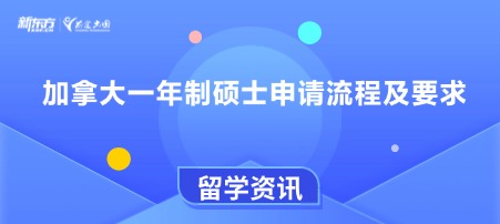 加拿大一年制硕士申请流程及要求
