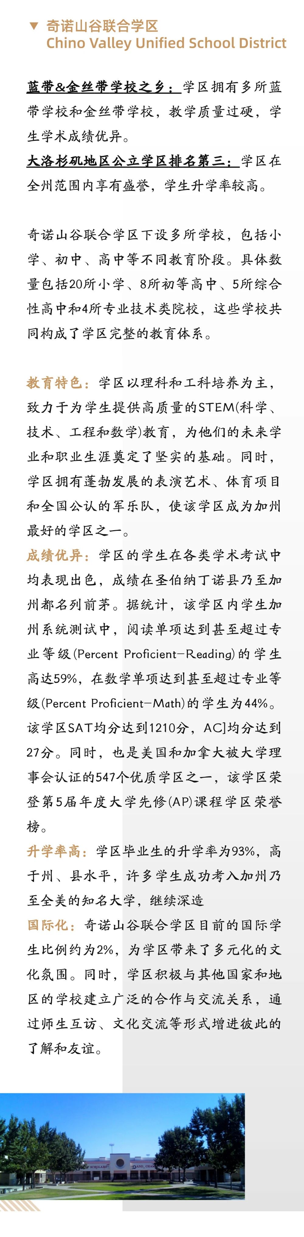 美国南加州金牌公立学区，打造国际教育基地！