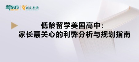 低龄留学美国高中:家长蕞关心的利弊分析与规划指南