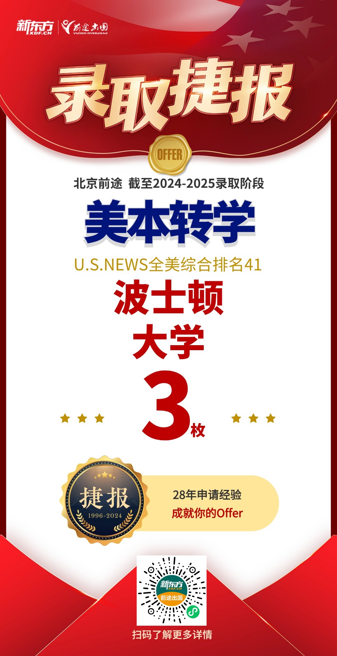 【捷报】北京美本团队获Top50录取1255枚，转学119枚！