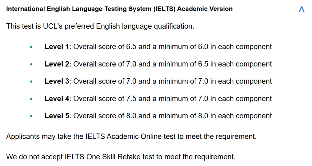 2026QS世界前100英国大学雅思要求全览！