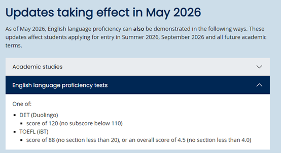 重磅！UBC、维多利亚大学正式接受多邻国成绩申请！