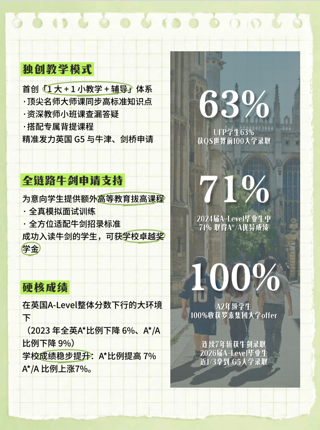 剑桥文理中学｜同源教学体系，助力英国高中升学冲刺优质院校