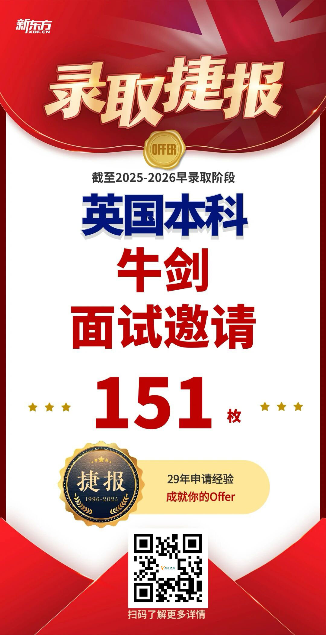 英本申请数据与牛剑面邀放榜动态：新东方学子斩获超150枚牛剑面邀！