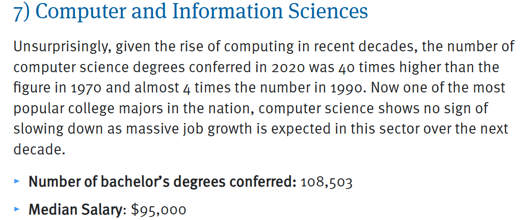 2025年超受美国本科生欢迎的专业！CS遭“失宠”？！