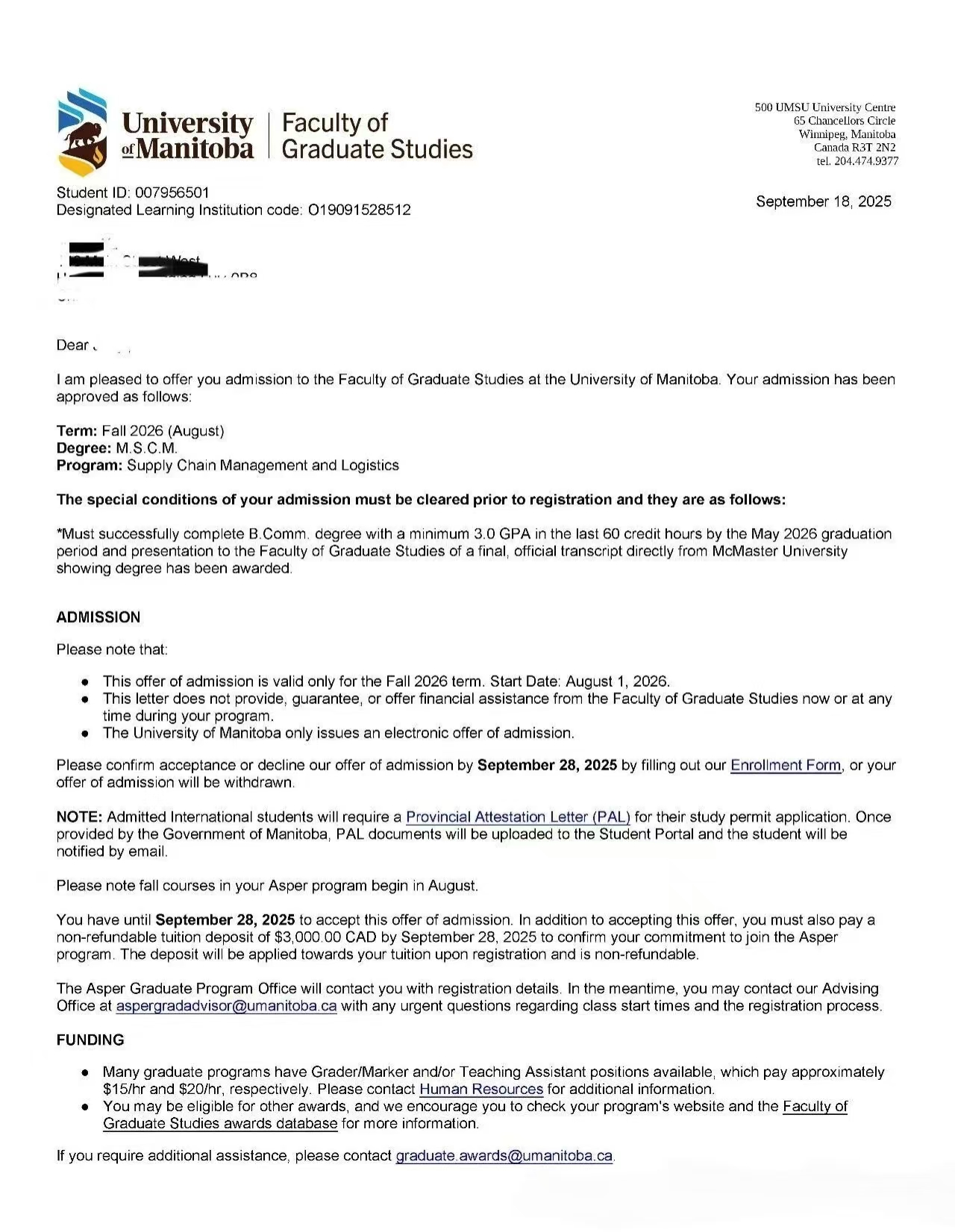 拾光织星河：让多元经历照亮加拿大名校之路