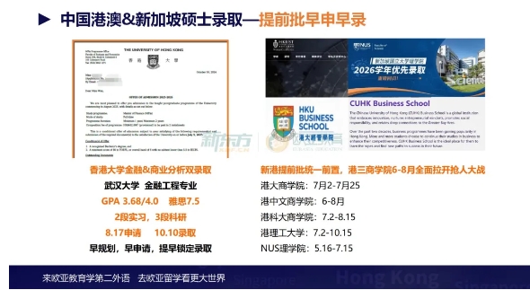 新东方欧亚教育发布25年中国港澳&新加坡硕士录取“风向标”！