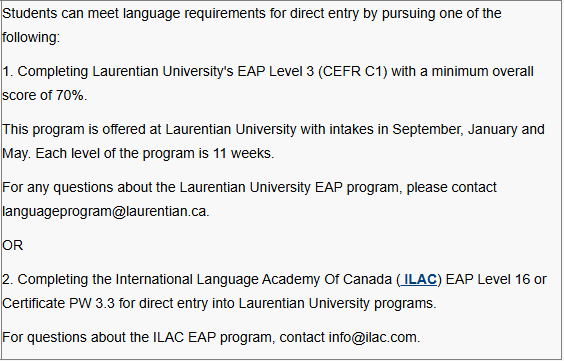 语言成绩不达标？加拿大硕士双录取院校列表