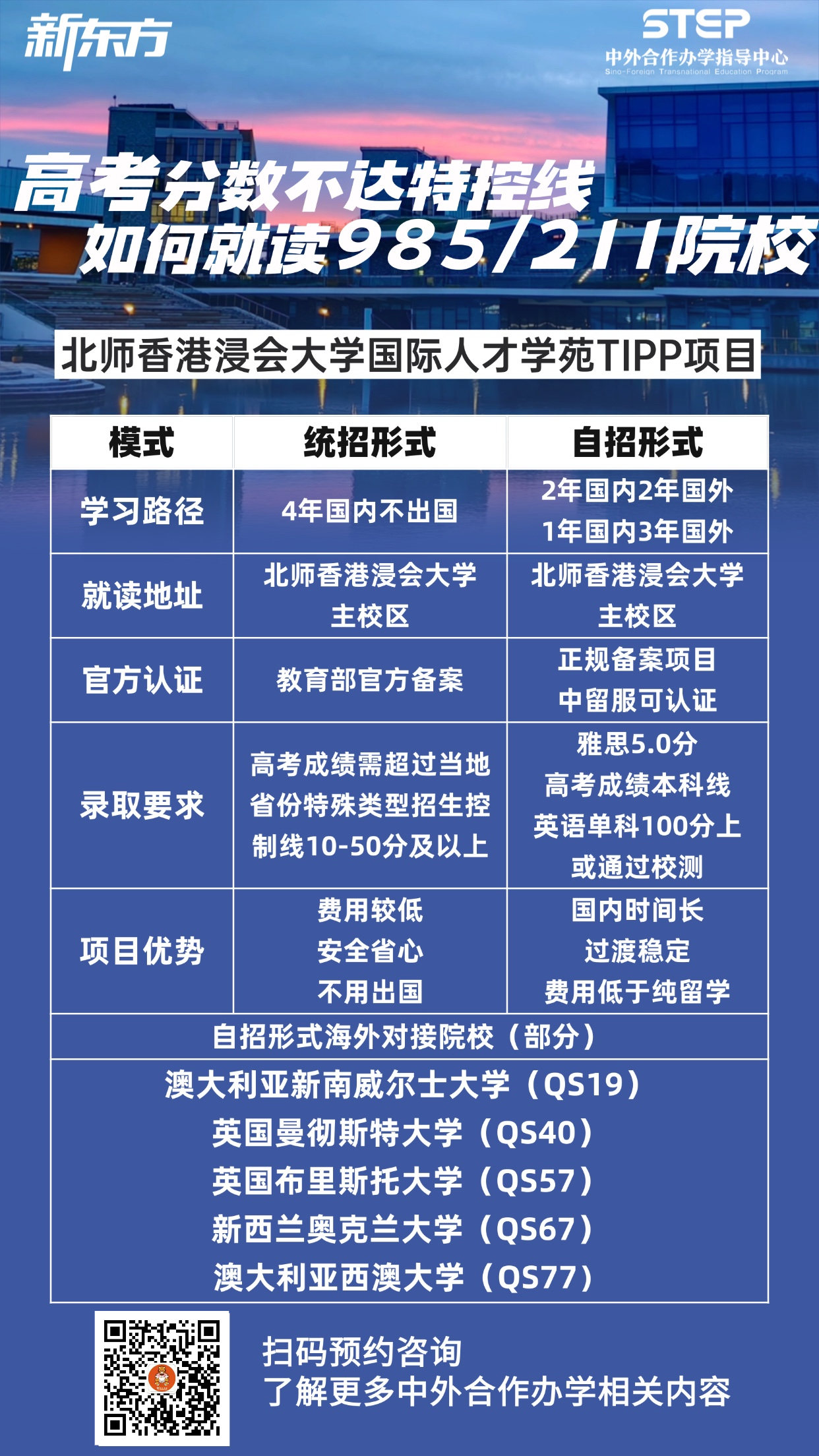 杭州新东方 出国留学｜中外合作本科过渡项目，适配多样求学规划