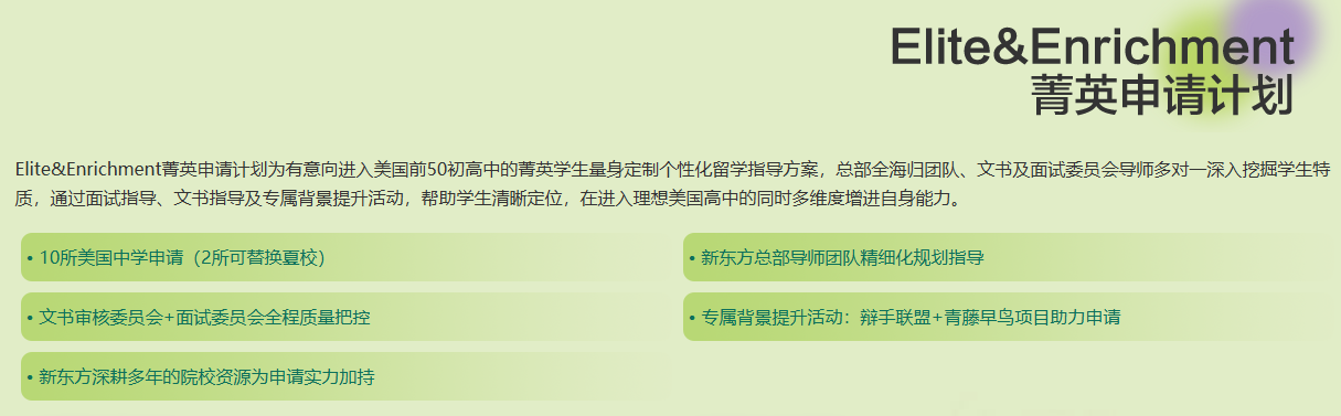 冲刺纽约三一学校！新东方菁英计划：解锁美TOP50私高Offer