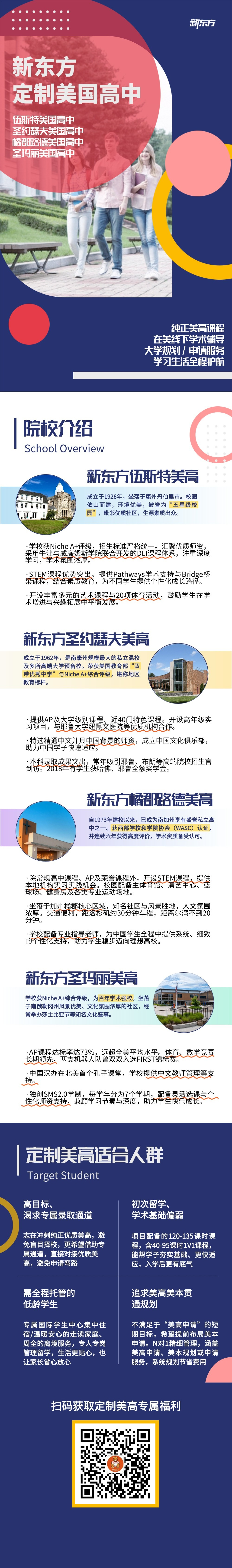 美国留学｜新东方定制美国高中项目：一站式留学培育方案