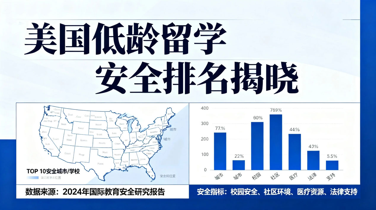 美国低龄留学安全排名揭晓！家长必看的择校指南