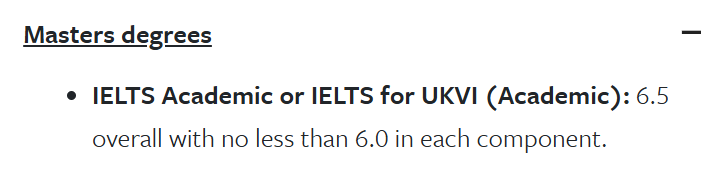 2026QS世界前100英国大学雅思要求全览！