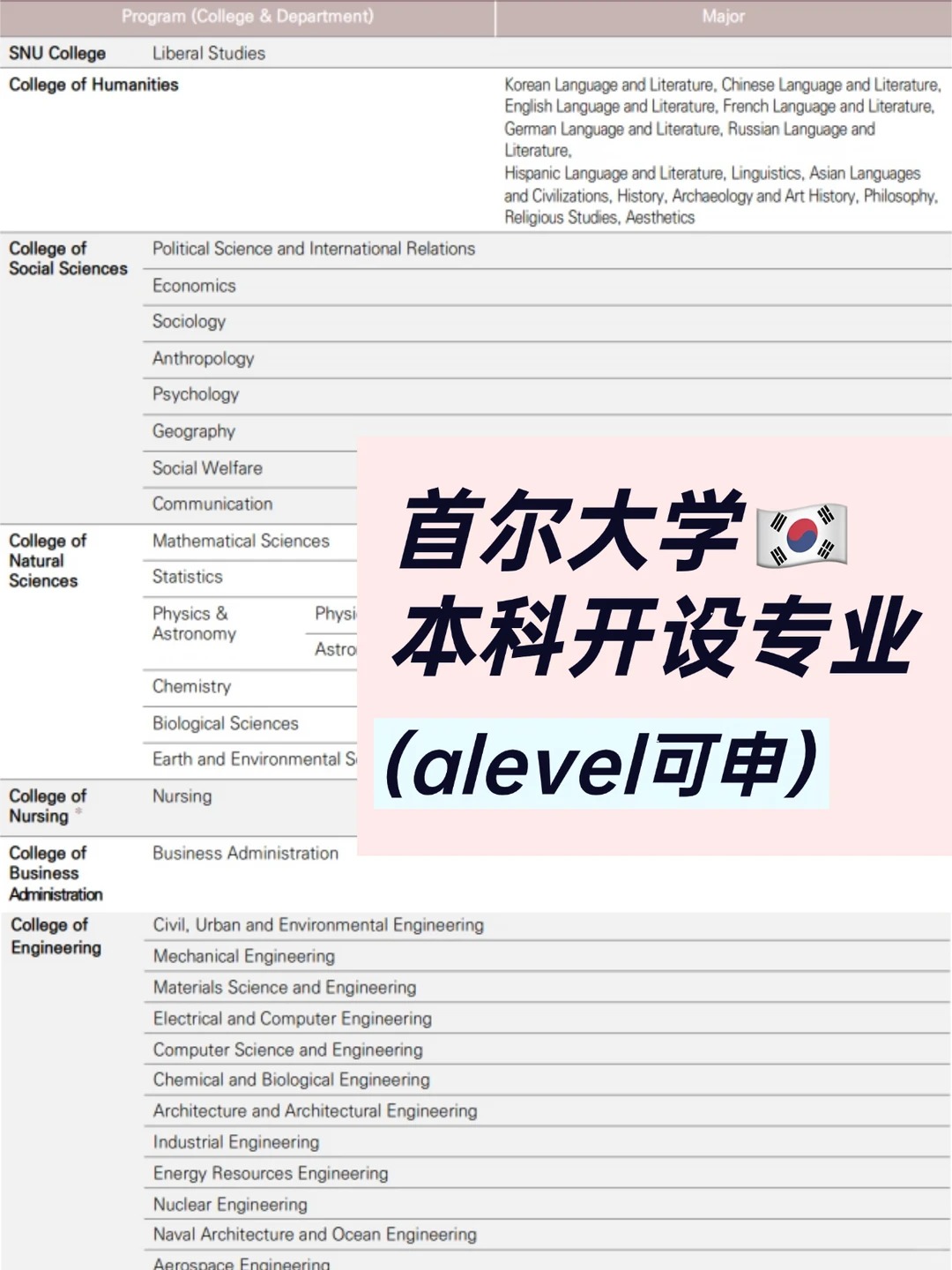 A-Level课程能申韩国本科！解锁多元申校路径