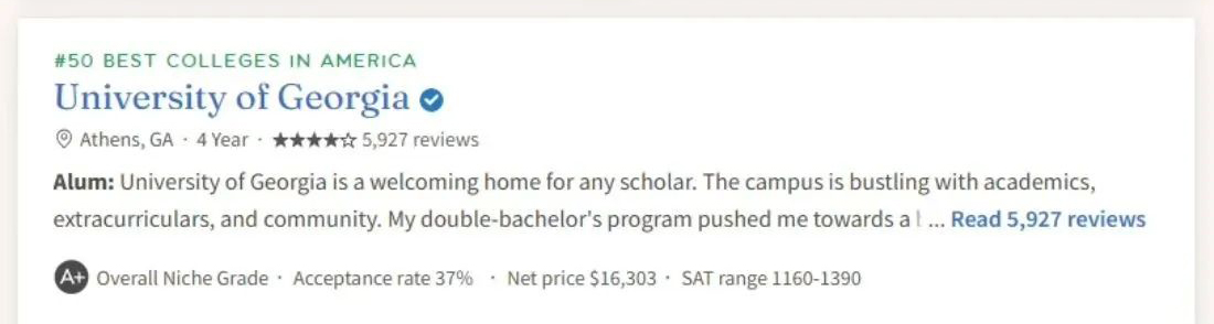 Niche发布2026全美大学排行榜！多所院校实现跃升！